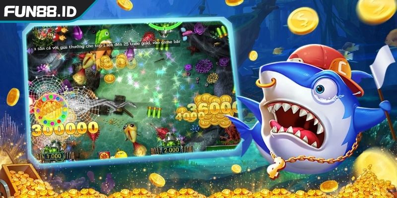 Bắn Cá Vui Vẻ FUN88 Chinh Phục Đại Dương Nhận Thưởng Khủng 2 Vũ khí đặc biệt hỗ trợ các ngư thủ
